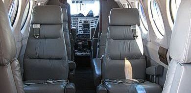 Super King Air B200 interior
